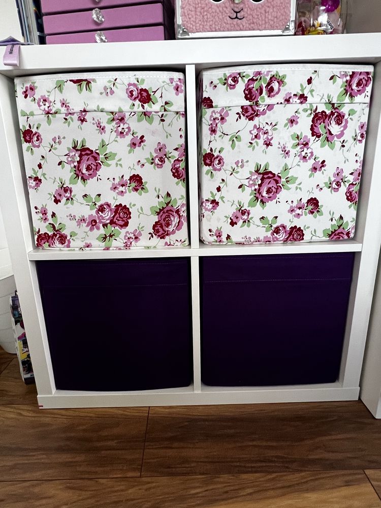 Regał biały Kallax Ikea 77x77