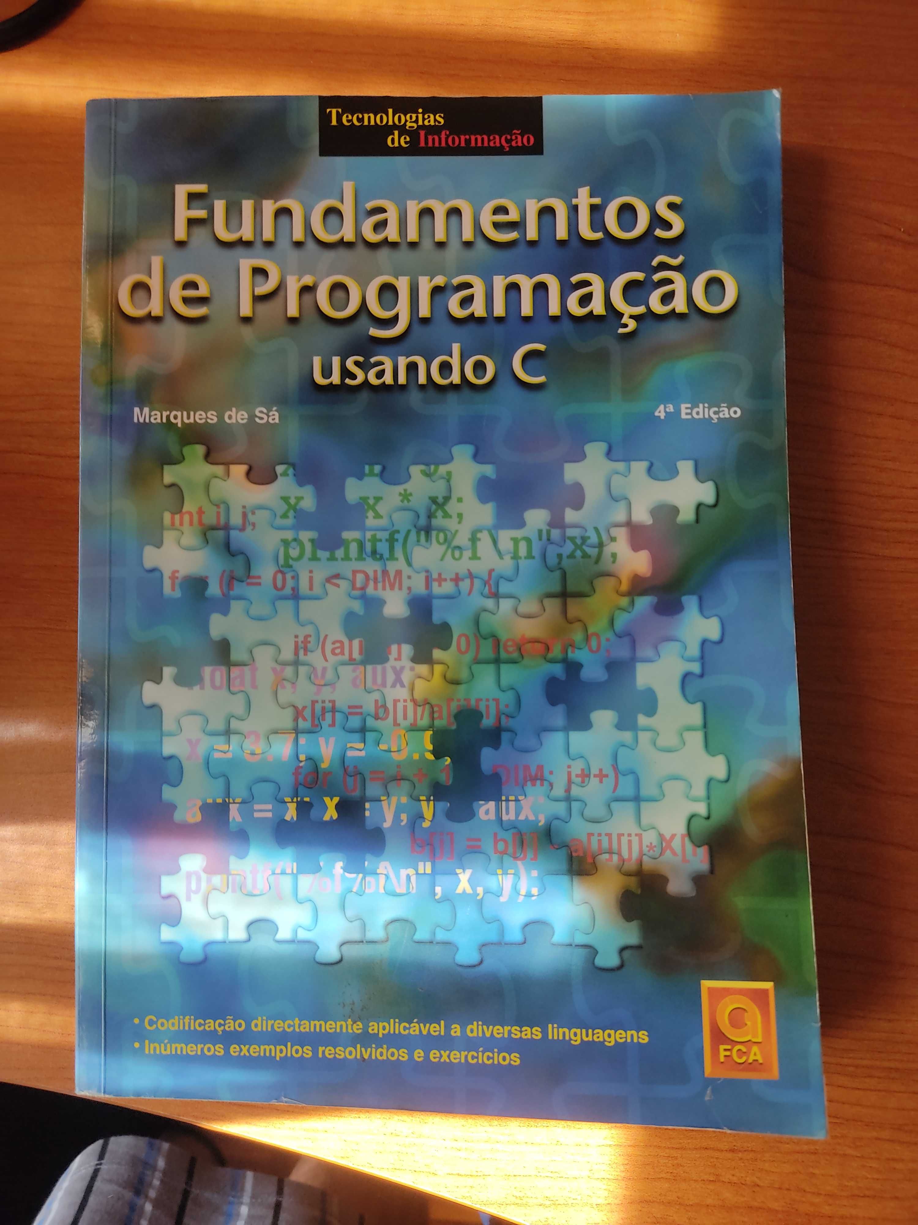 Livro "Fundamentos de Programação Usando C" Setembro 2004