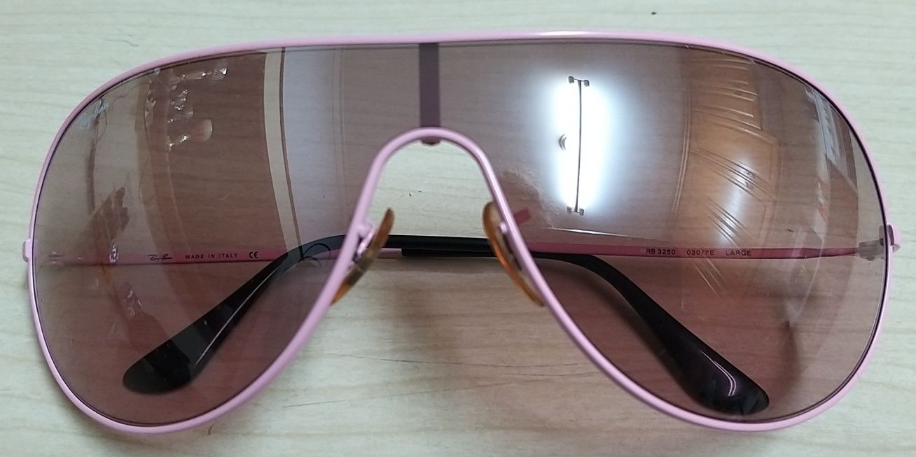 Óculos Ray Ban aviator, cor de rosa. Originais.