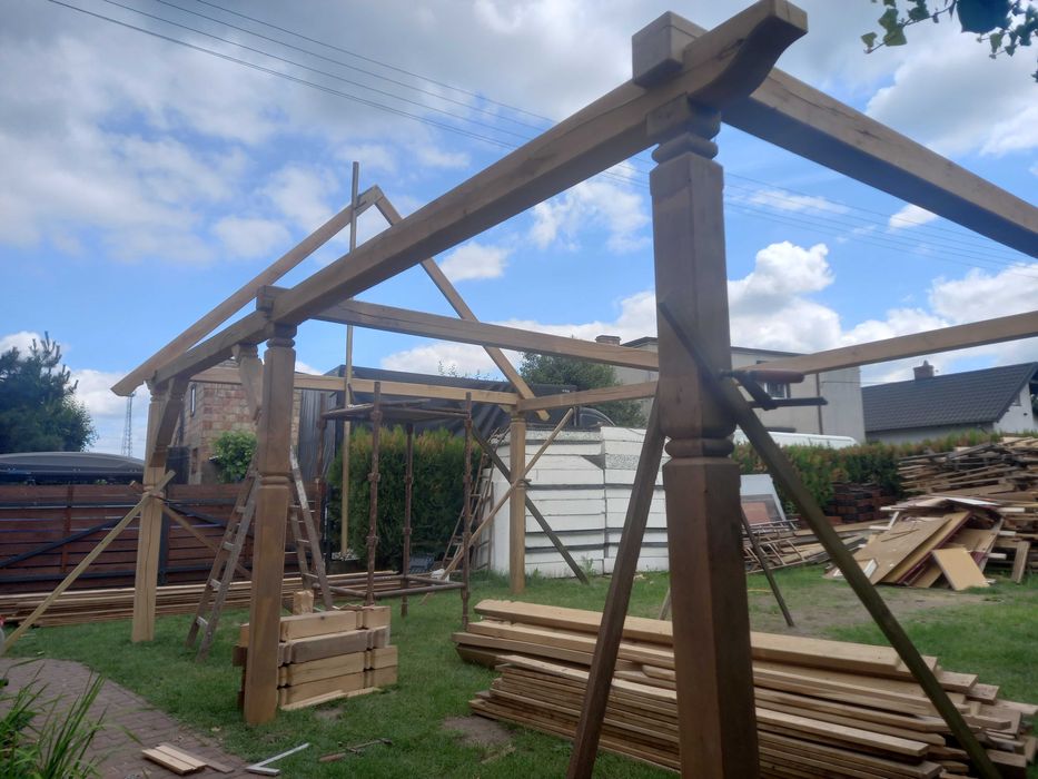 Altana debowa do samodzielnego montażu