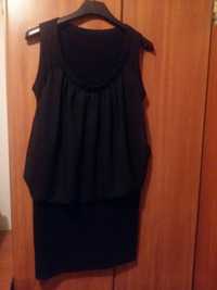 Czarna tunika - sukienka roz 38