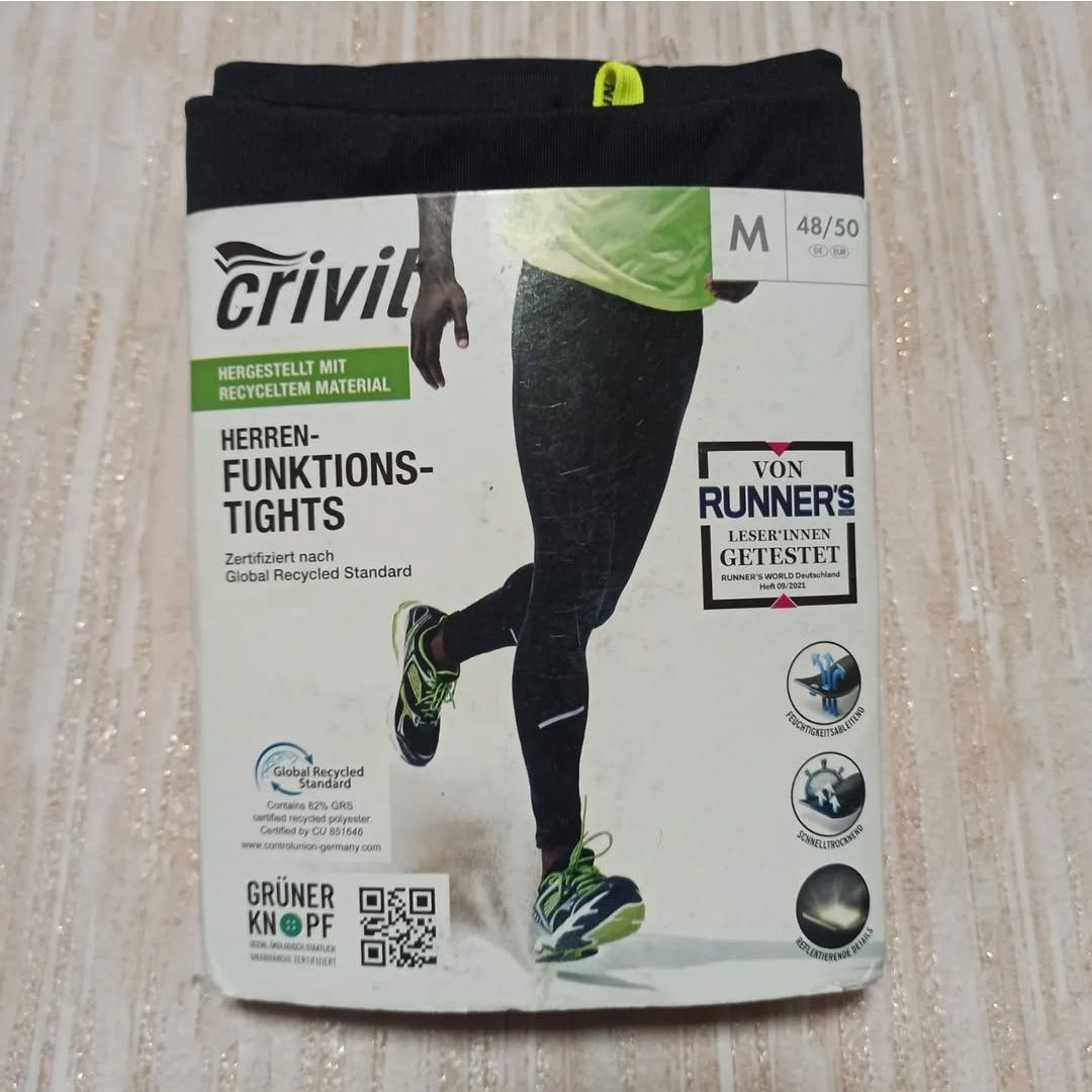 Тайтсы мужские Crivit p.M-XL лосины тайтси чоловічі
