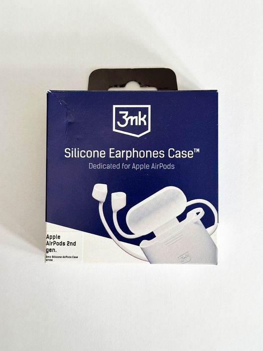 3MK - silikonowe etui na Apple Airpods 2 generacji - białe