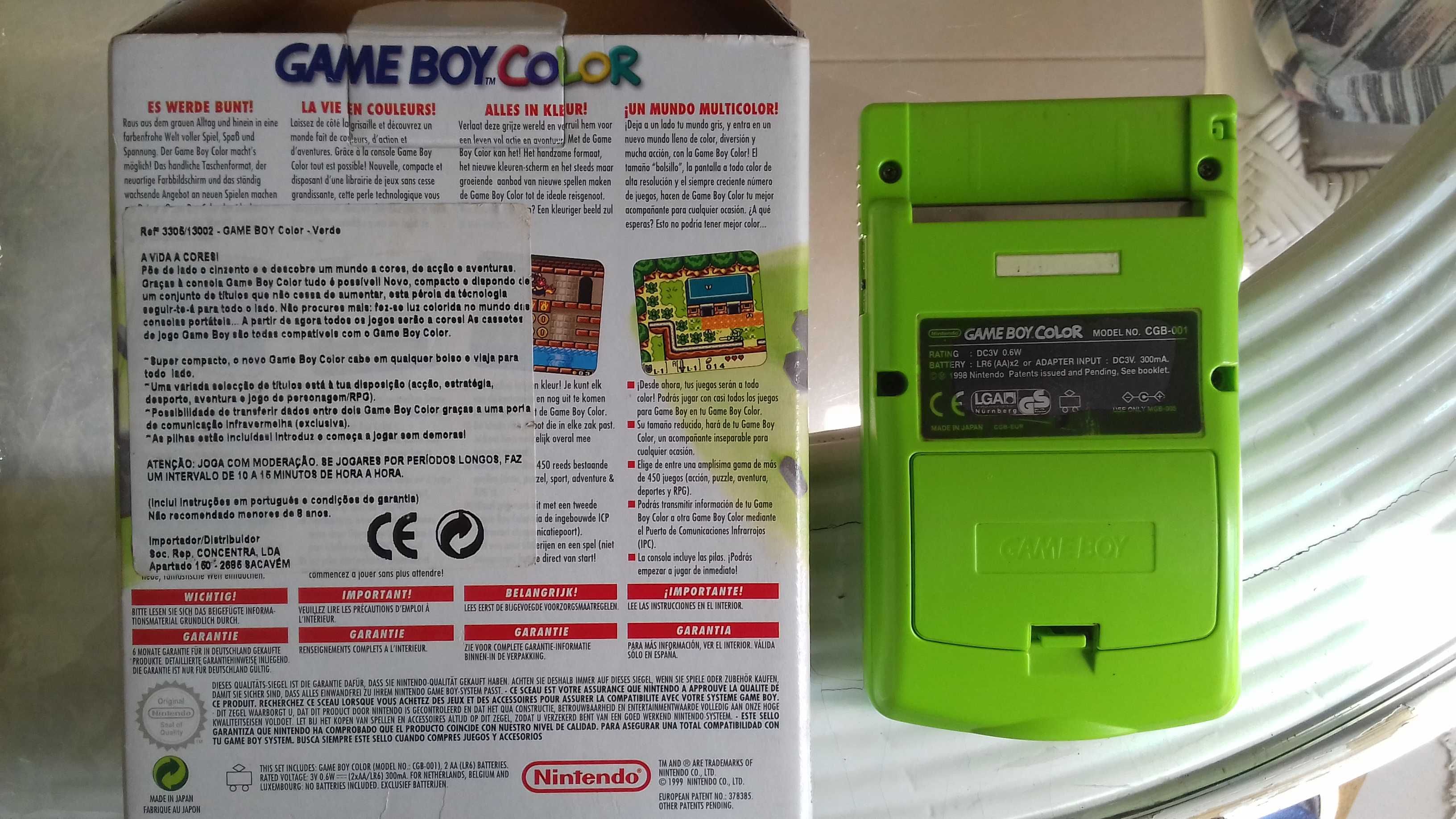 Game Boy Color Green Nintendo