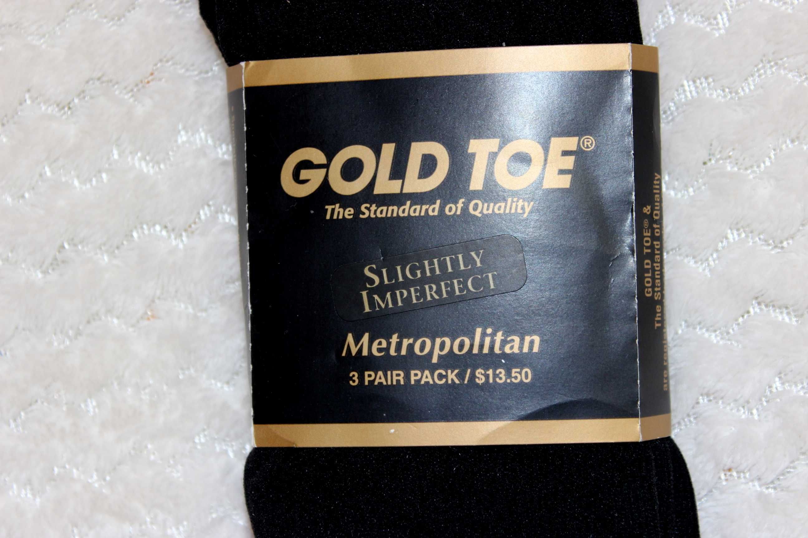 Шикарные мужские высокие носки Gold Toe Metropolitan Crew Dress США.