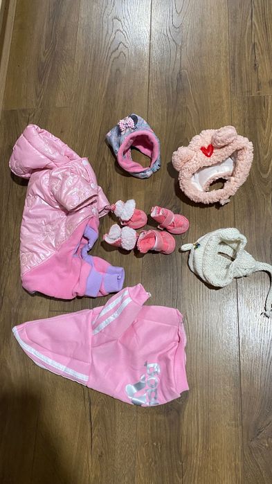 Речі для собаки комбінезон дощовик взуття