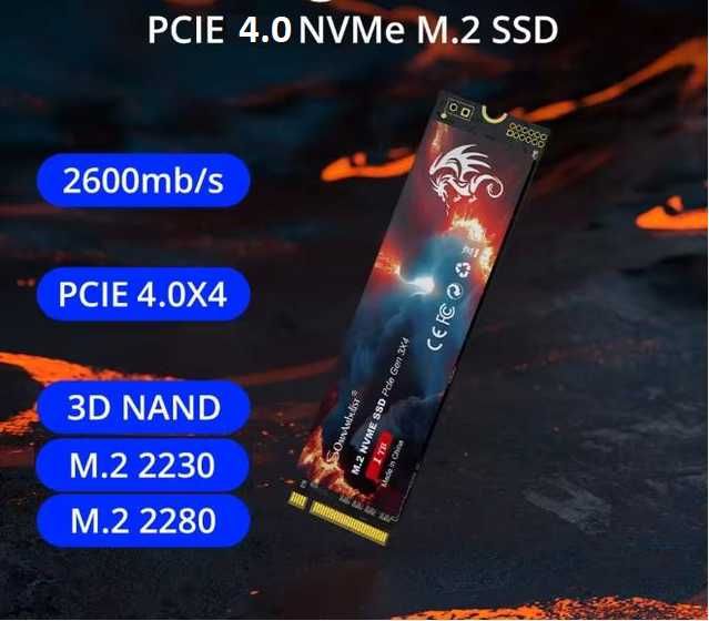 Новые SSD 256 GB M2 NVME Размер 2230 2242 2260 2280 SOmnAmbulist
