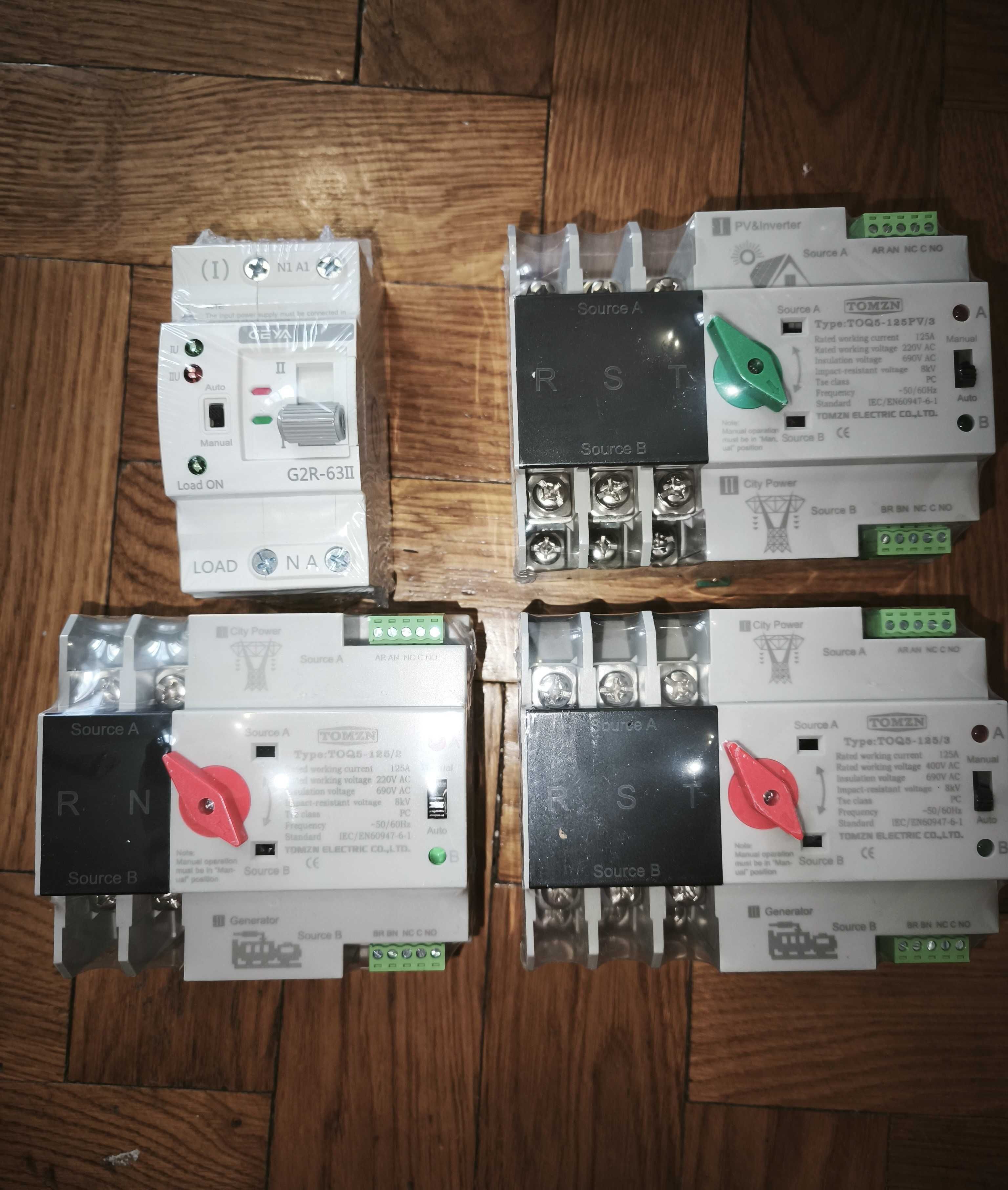 В НАЛИЧИИ, AВР Tomzn/GEYA 2P,3Р,4Р  63А/100A/125A