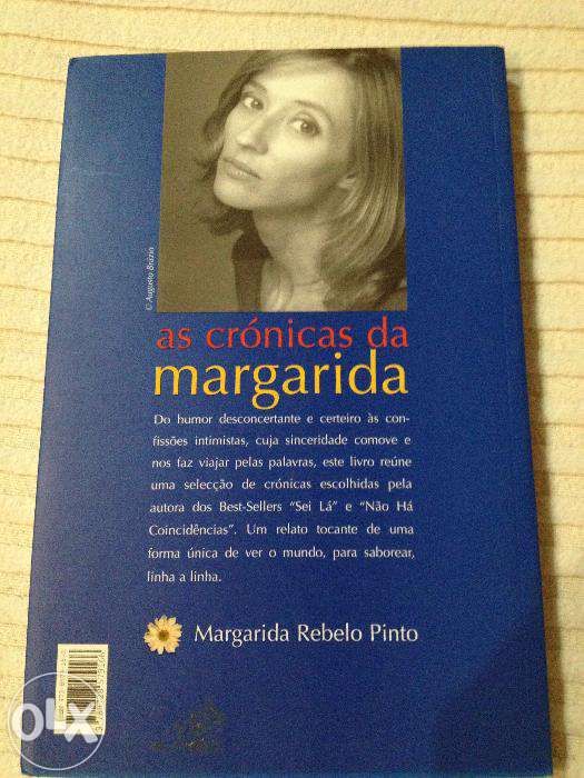 Livro "As Crónicas da Margarida" Margarida Rebelo Pint