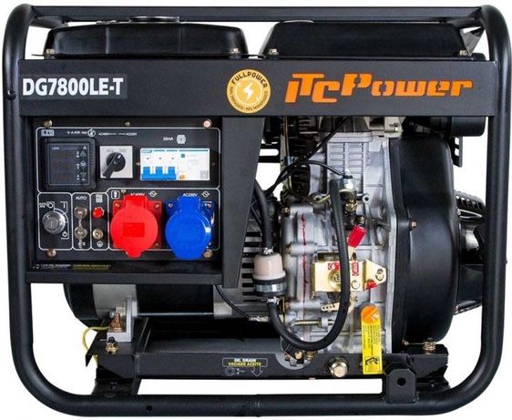 Генераторная установка ITC Power дизель 6.0 кВт 220В/400В, бак 14л