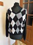 Sweter oxford V-neck M