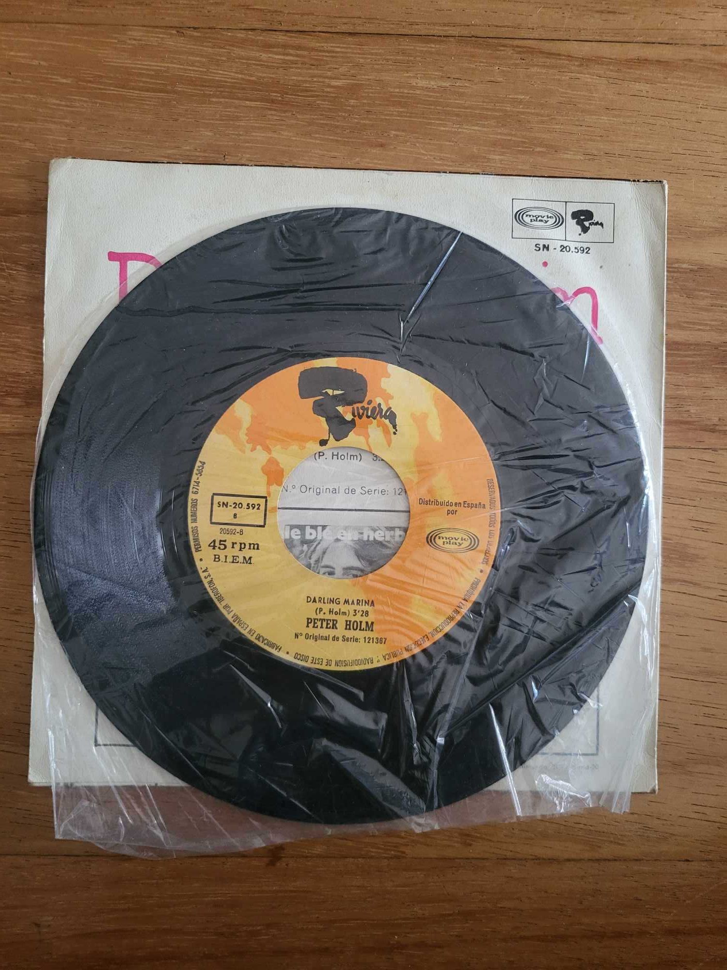 Disco Vinil | "For Ever (Tesoro) / Darling Maria", Peter Holm