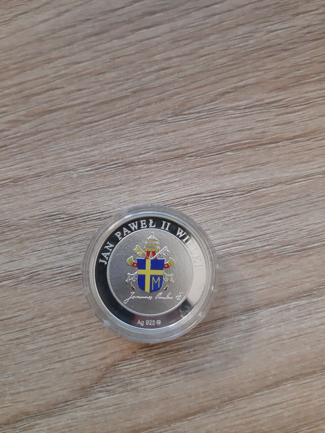 Srebrny Medal Moneta Jan Paweł 2 Papież
