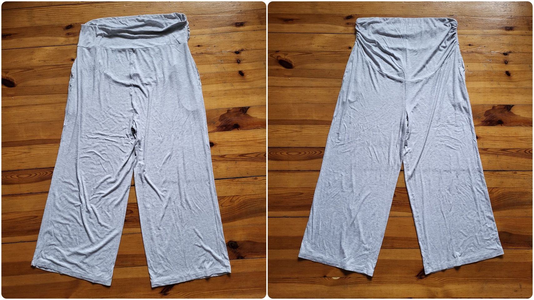 Spodnie ciążowe beżowe i szare XL-XXL 42-44