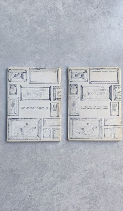 Dwa stare zestawy pocztówek z 1966 r. – reprodukcje obrazów z muzeów r