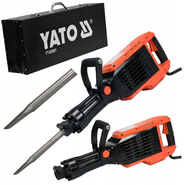 Yato Młot Wyburzeniowy 65j Chłodzony Olejem Yt-82001 Hex 1600w Cegła Ż