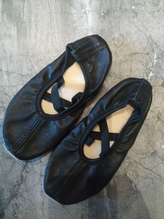 Czarne baletki 18 cm