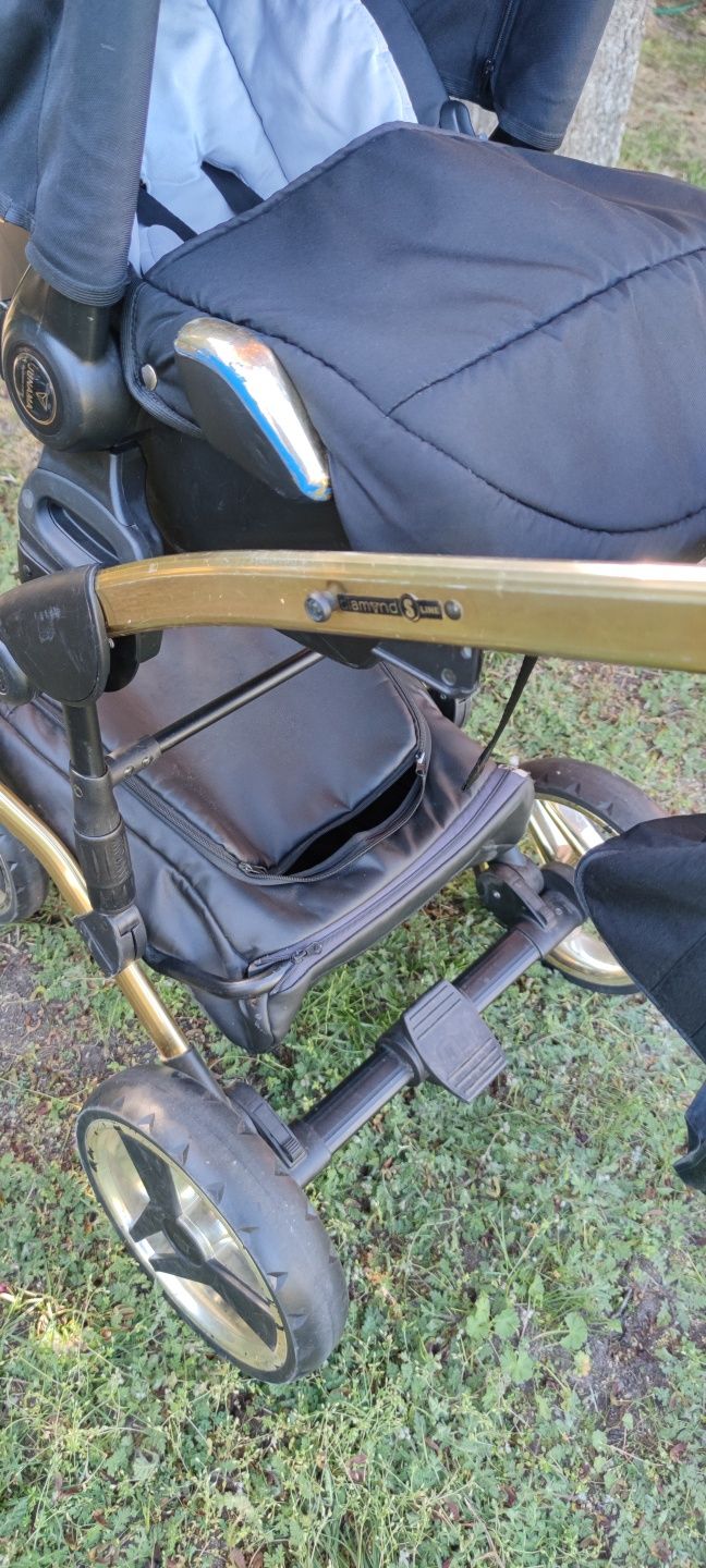 Wózek dziecięcy 4w1 Junama Diamond z bazą ISOFIX