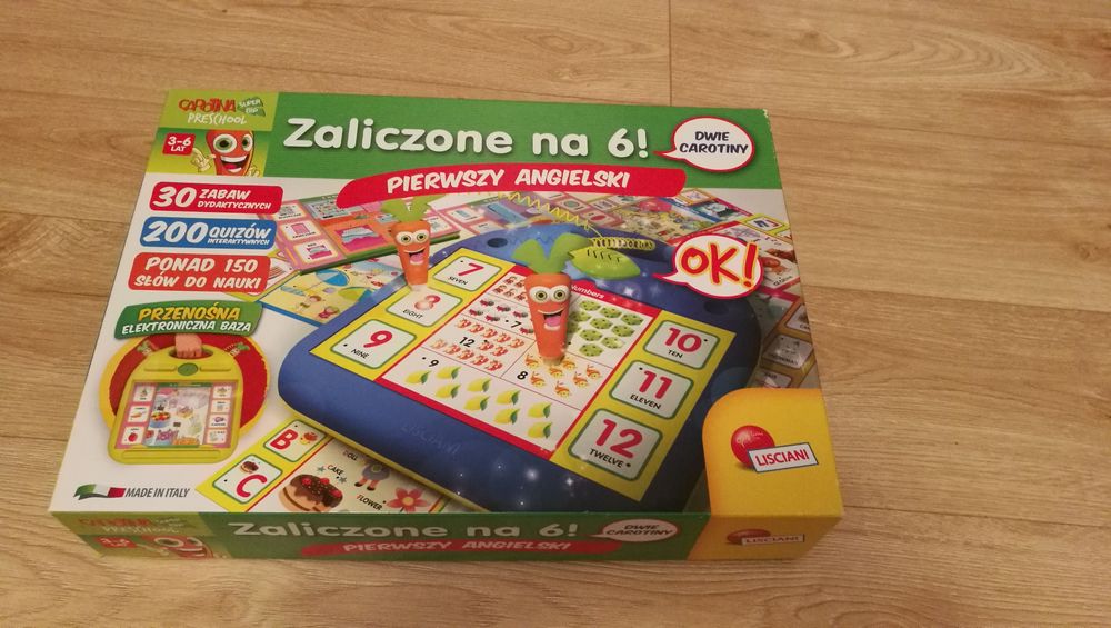 Gra Zaliczone na 6! Pierwszy angielski Lisciani