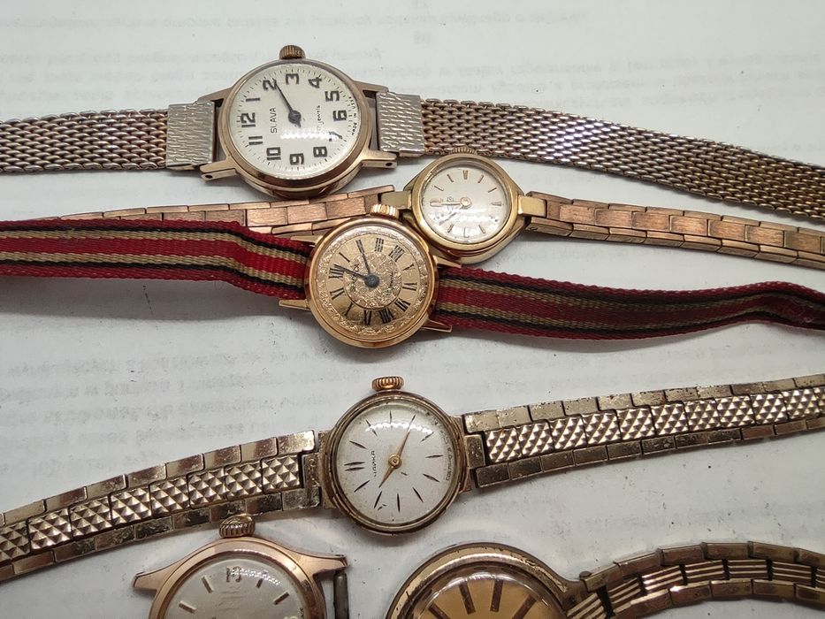 Zegarek Zaria/Czajka/Slawa złocone 10sz