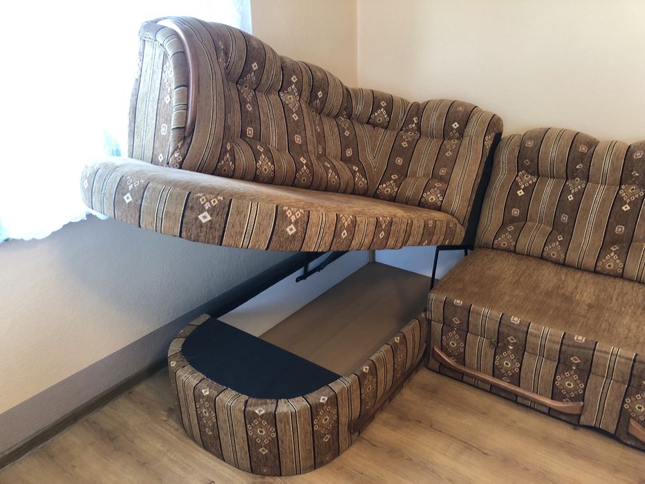 Narożnik Sofa brąz