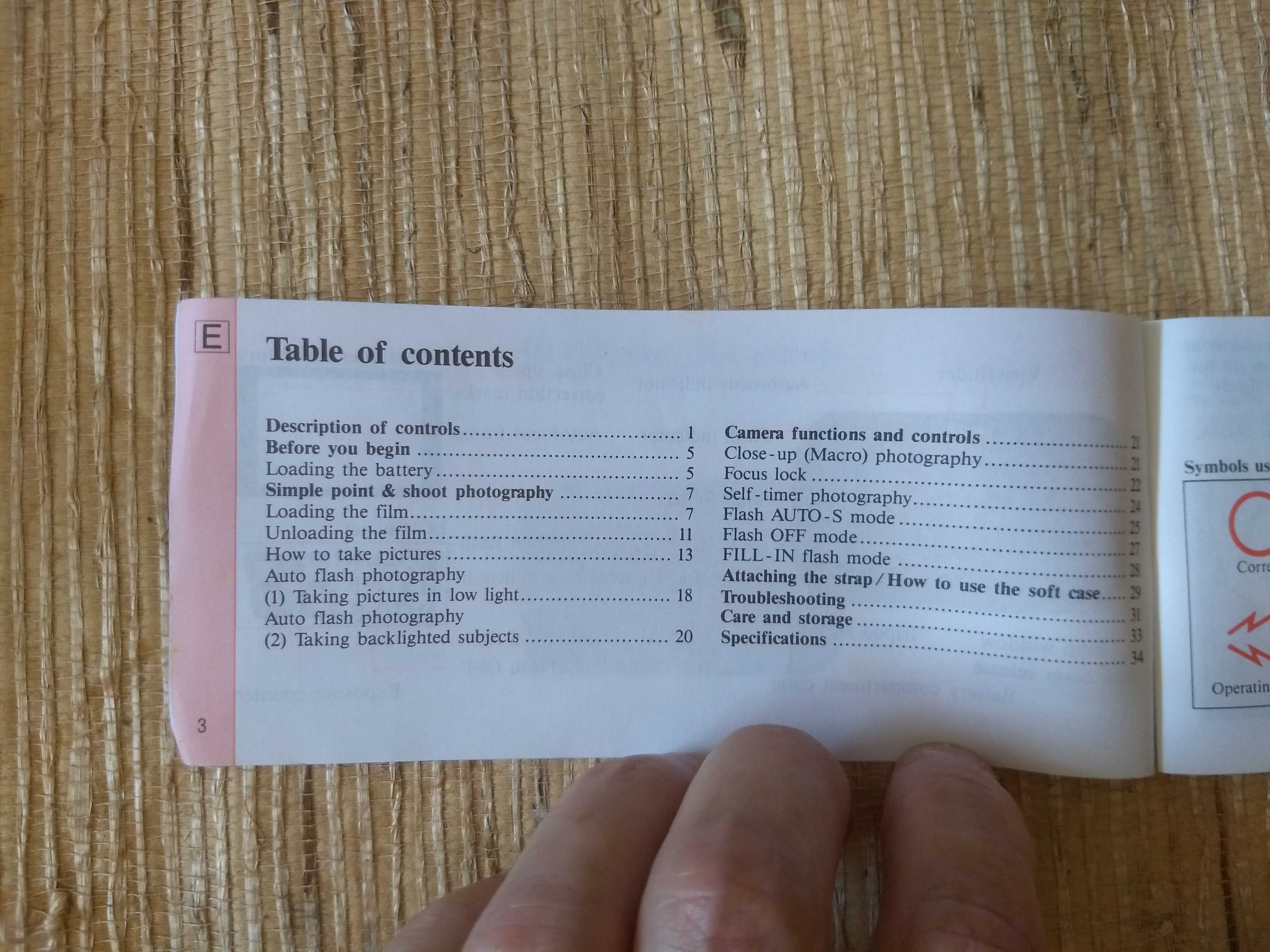 Manual de instruções , Olympus u ( mju) - 1