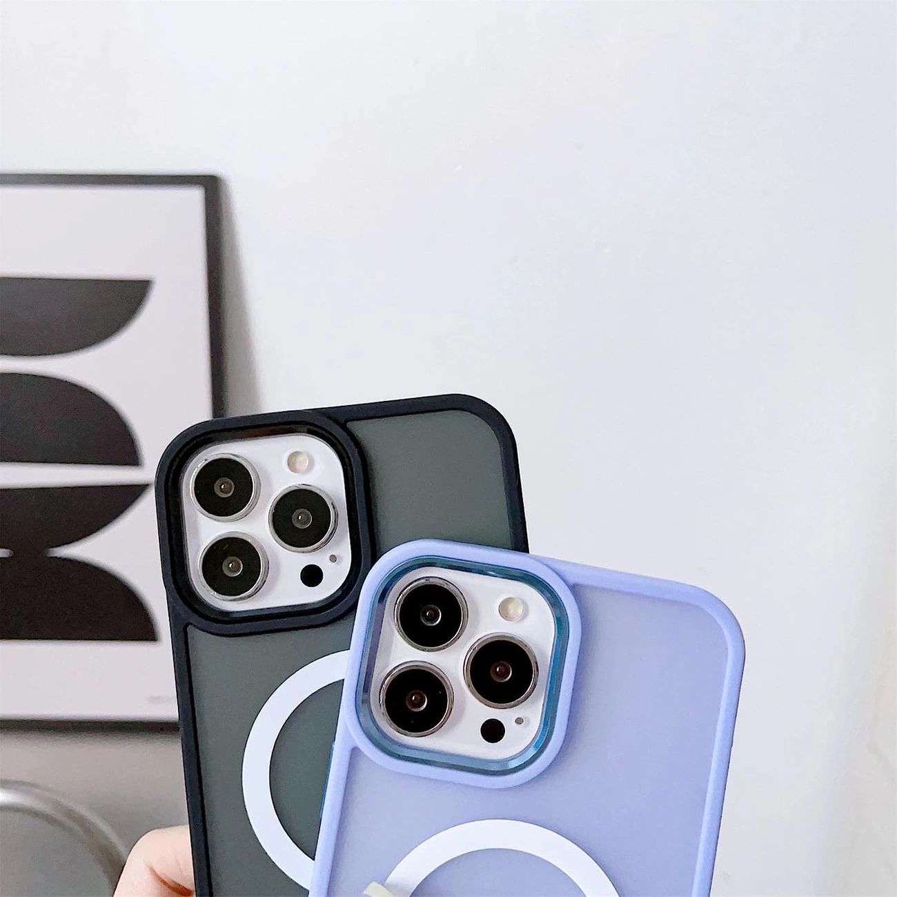 Magnetyczne Etui Z Magsafe Color Matte Case Do Iphone 15 Pro - Czarne