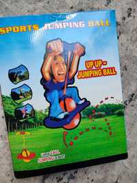 Sports jumping ball skoczek fioletowy pogo skacząca piłka nowy