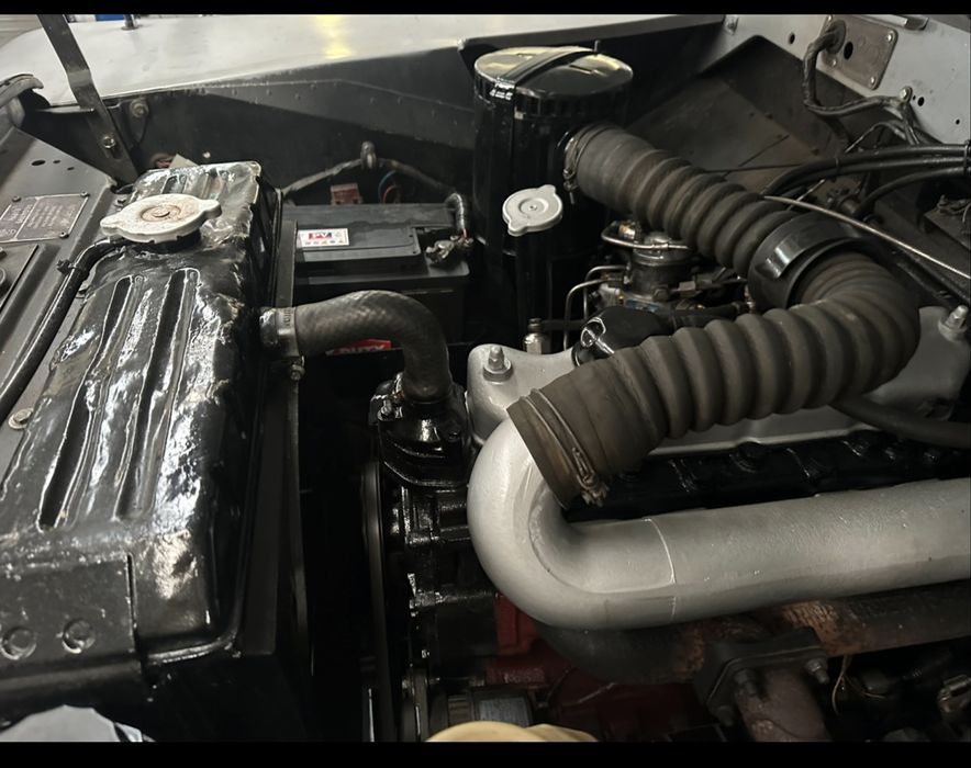 Motor reconstruido Land Rover Serie 3 - Troco por mota de enduro