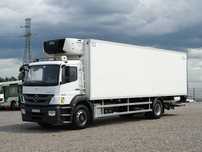 Mercedes-Benz AXOR 1829 Chłodnia Lamberet Sprowadzony Euro 5  Przebieg Udokumentowany , Klima , Blokada Mostu , Winda , Poduszki