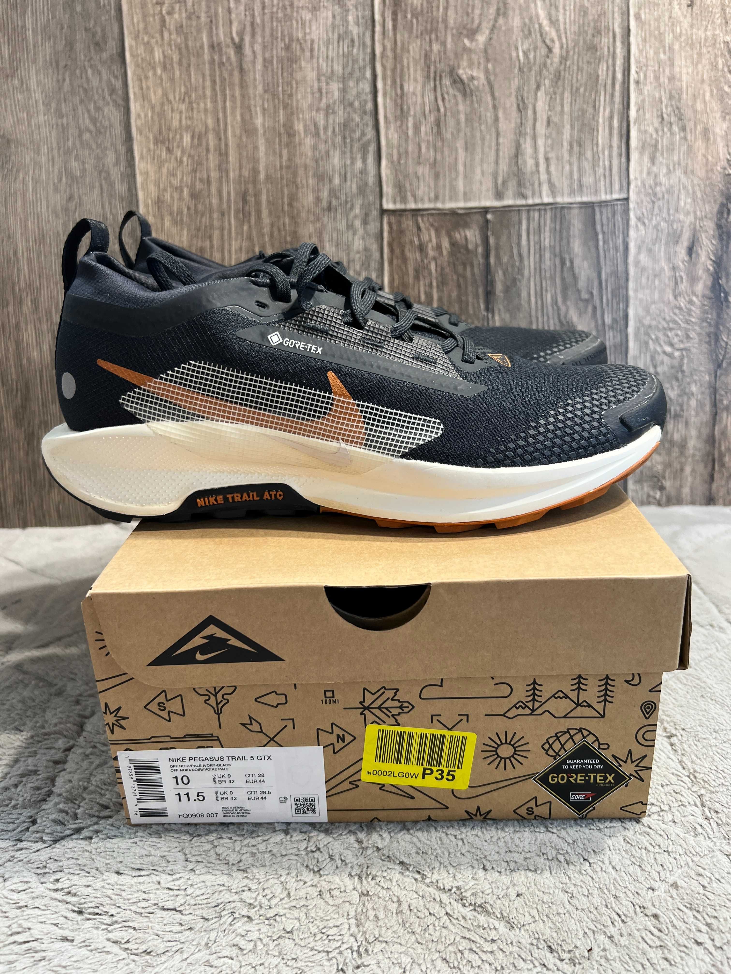 Buty do biegania Nike Pegasus Trail 5 Gtx Goretex  44