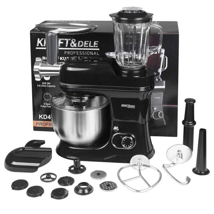 KRAFT&DELE Robot Kuchenny Planetarny Max 3000w/ 5l Miksowanie KD4147