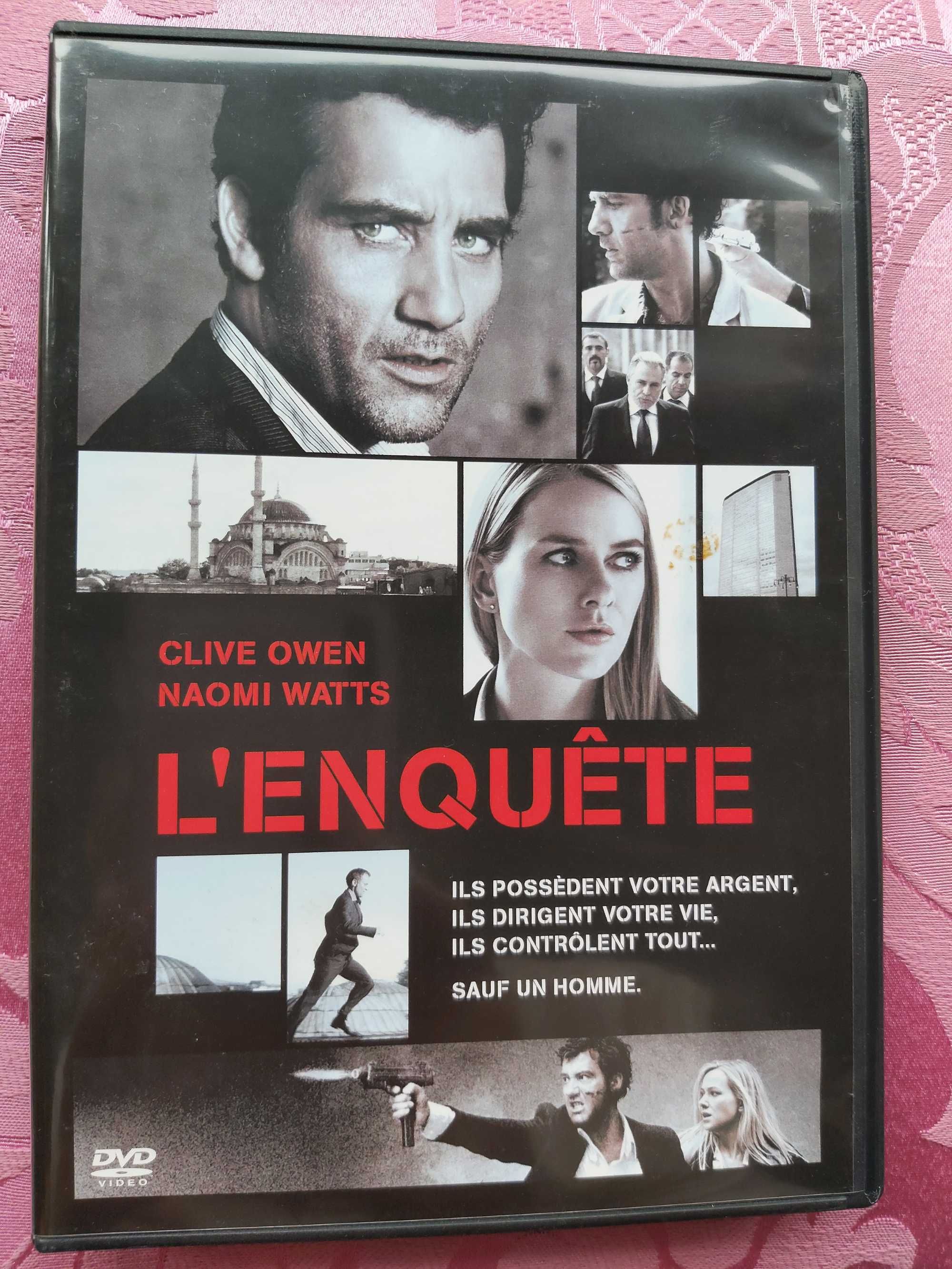 DVD "The International" com Clive Owen e Naomi Watts