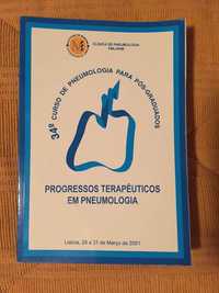 Livro técnico Progressos Terapêuticos em Pneumologia (como novo)