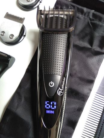 Maquina 5 em 1, aparador de cabelo ou barba, com pentes, sem fios