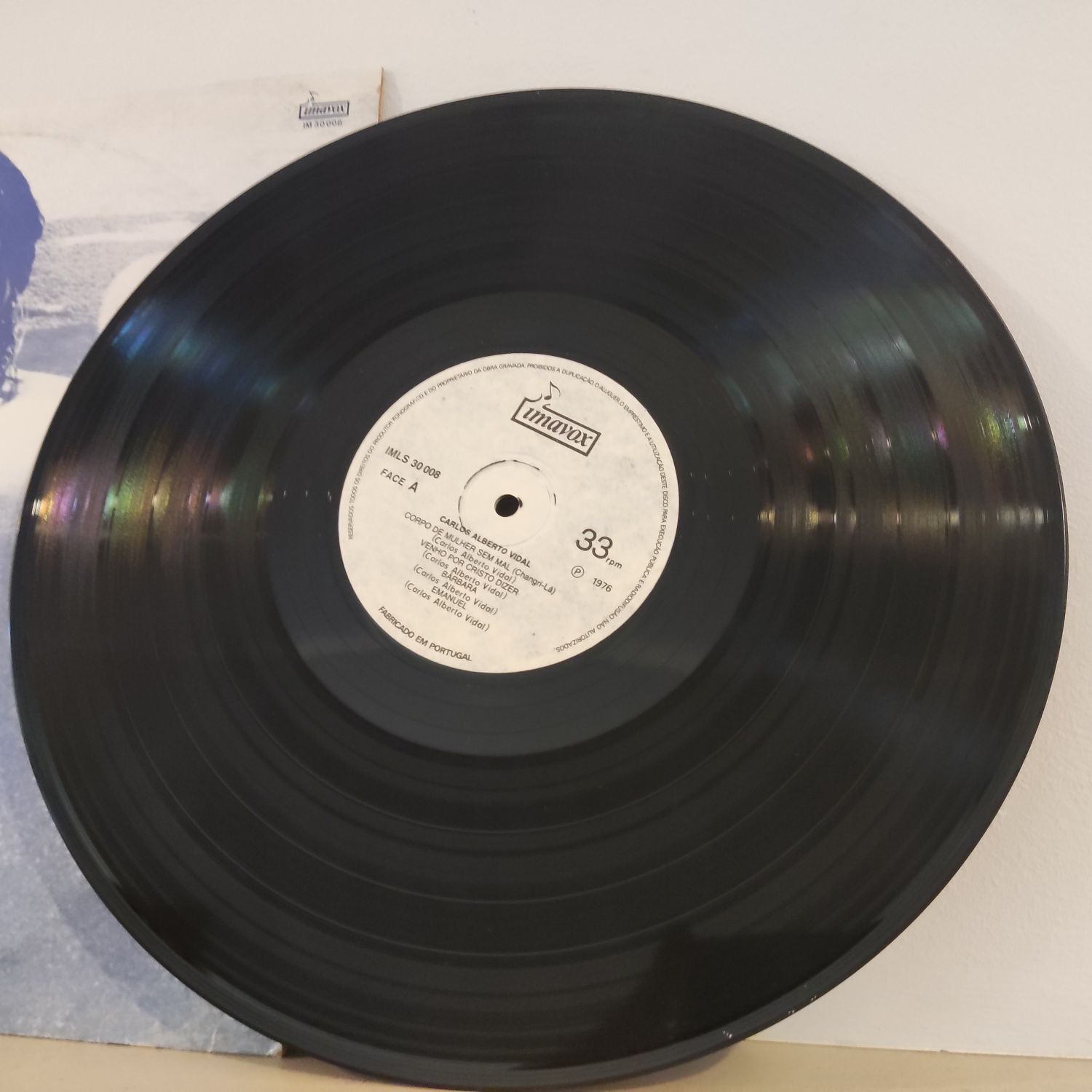 Carlos Alberto Vidal - Changri-Lá (Portugal) Disco de Vinil (vinyl)