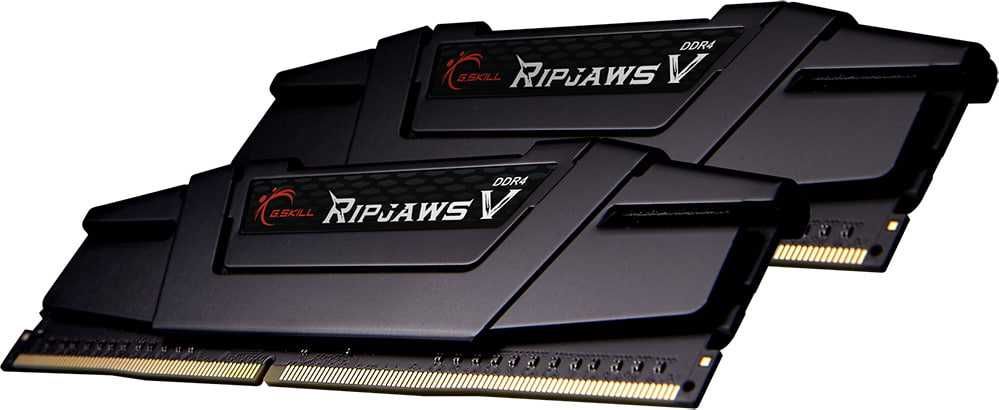 DDR4 16Gb (2x8) G.Skill Ripjaws V Black 3200 MHz (F4-3200C16D-16GVKB)