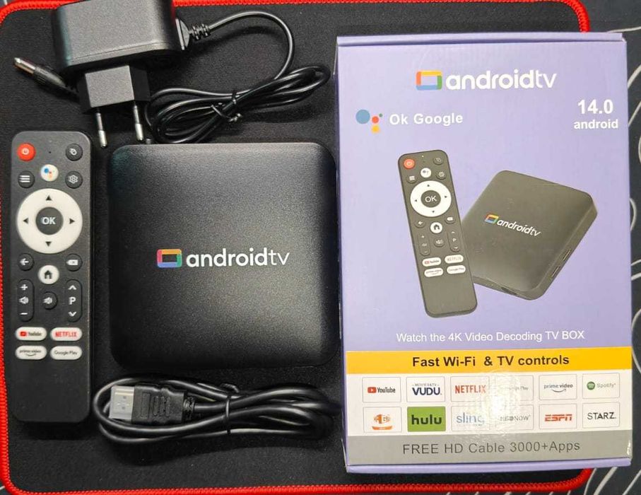 Смарт приставка на Amlogic S905L3  (Android TV)