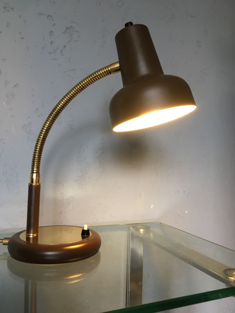 Lampa biurkowa vintage design lata 70