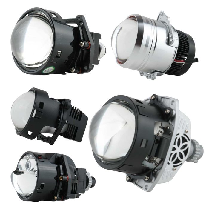 Bi-LED линзы 2.5"/3.0" H4 H7 — ближний+дальний, подбор, гарантія