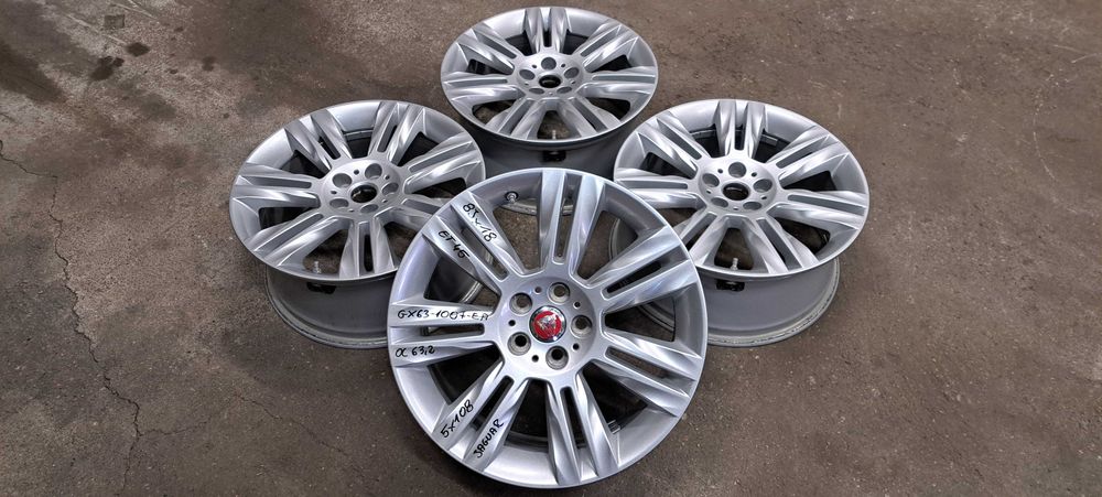 Felgi aluminiowe 8jx18 et45 5x108 Jaguar +czujniki GX63-1007-EA