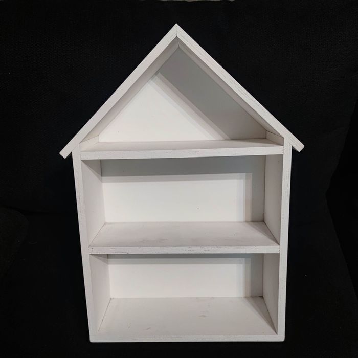 Półka domek nad biurko