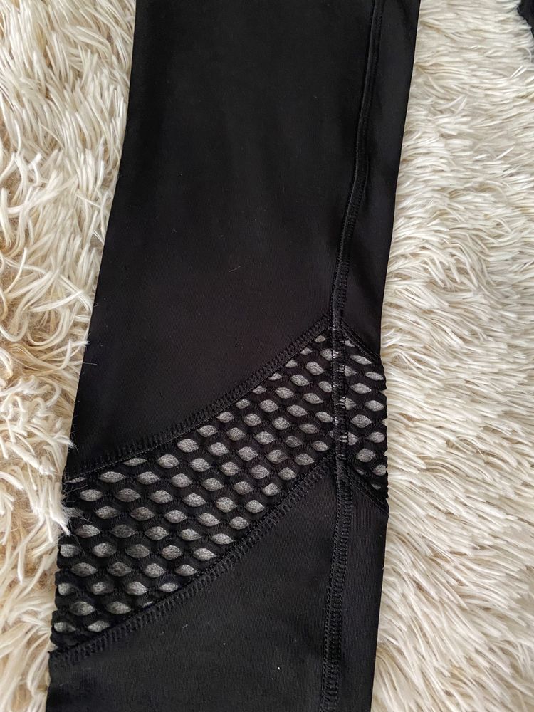 X by Gottex legginsy yoga fitness XS S czarne sportowe