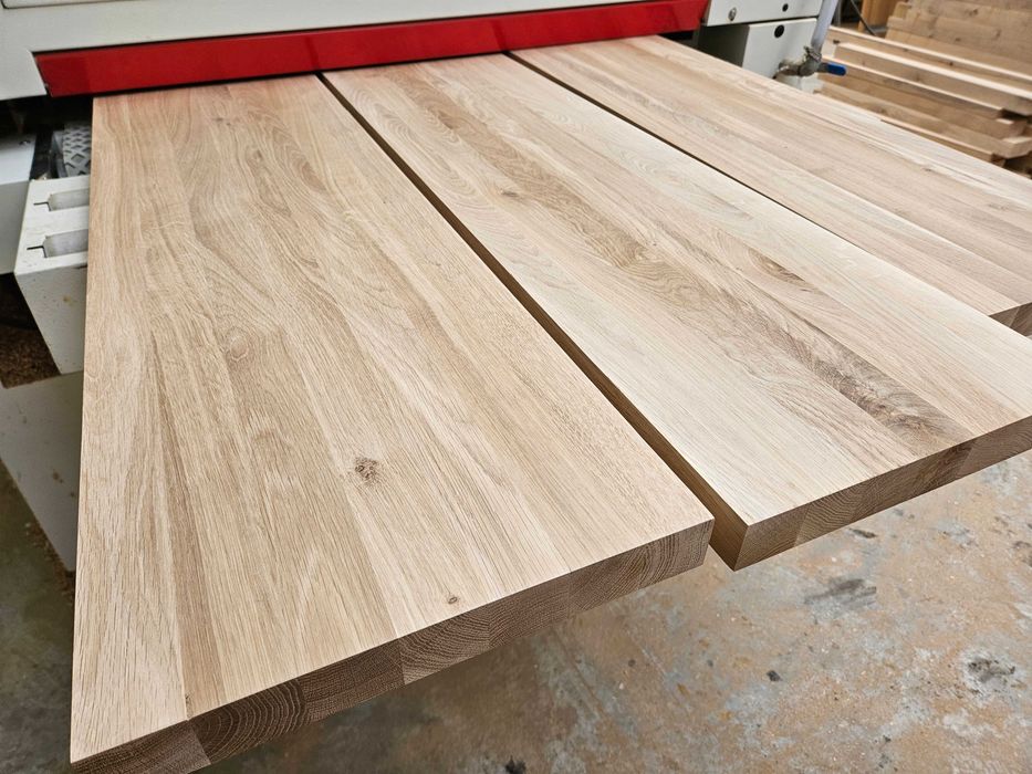 Stopnie dębowe lite B/C gr 4cm schody lity Dąb kl. 2 Stopnice schodowe