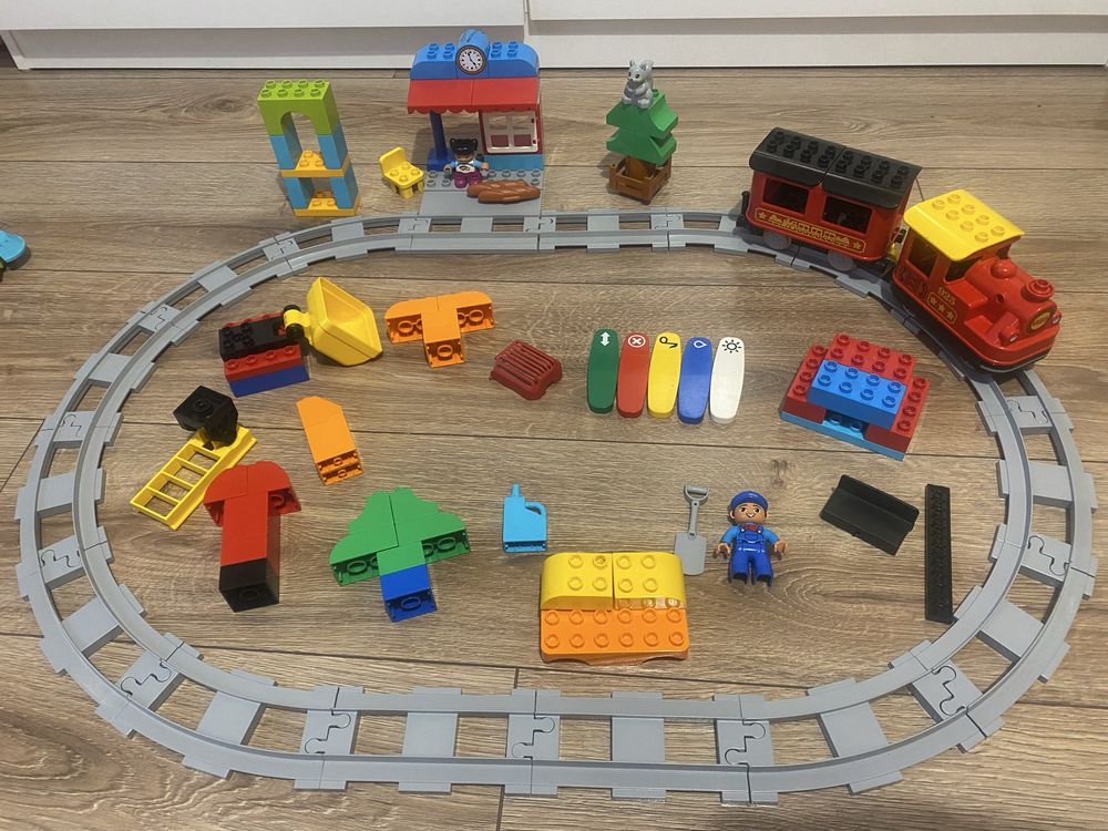 Конструктор Лего Залізниця Залізна дорога Lego Duplo Паровоз