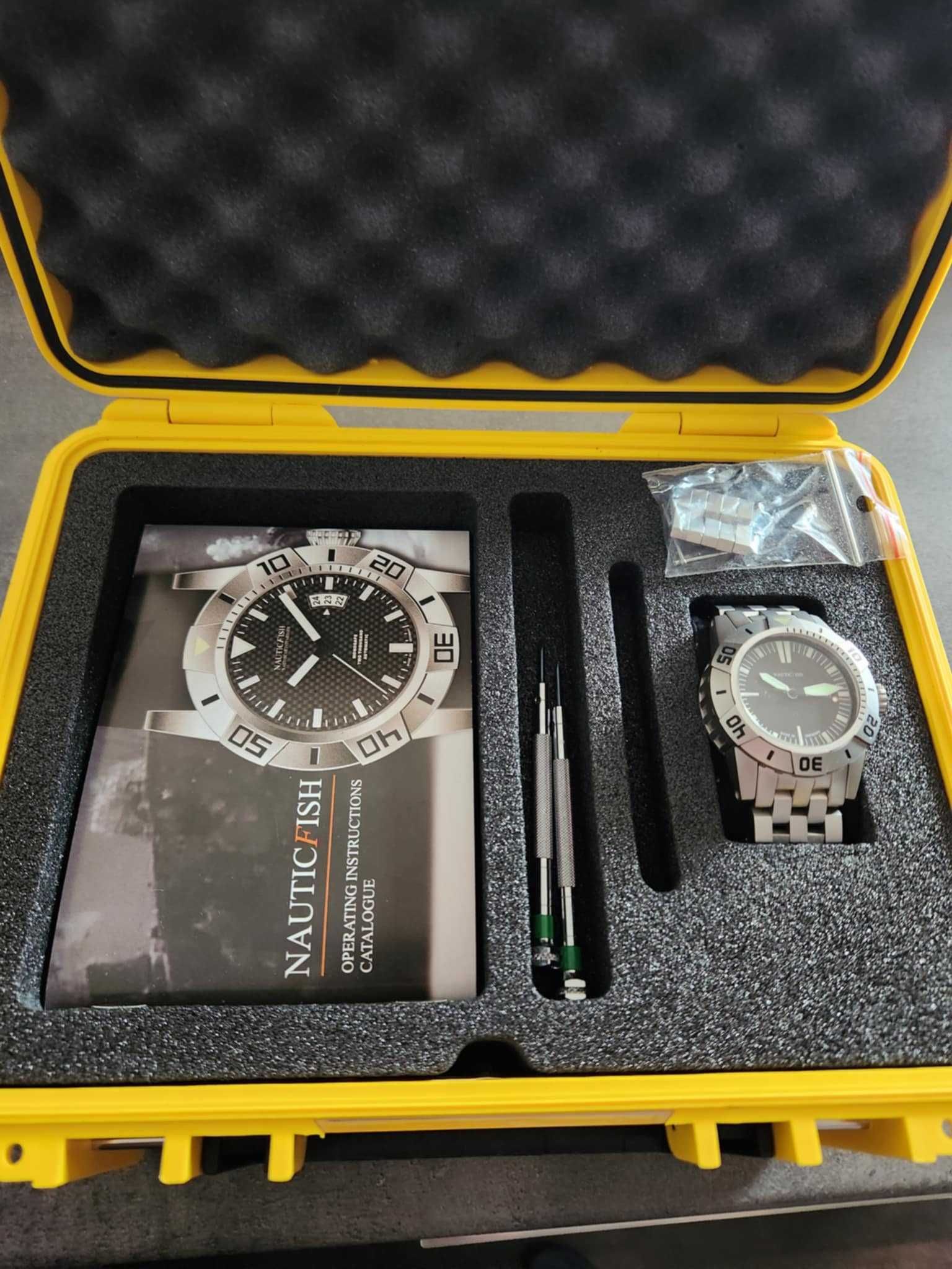 Zegarek Nauticfish 2T (nurek diver 200ATM/2000M) Full Set