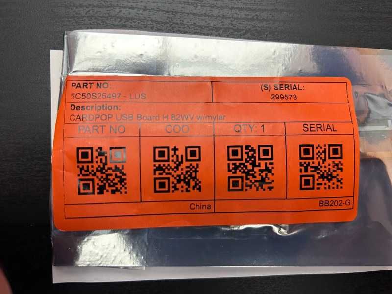 Lenovo PN: 5C50S25497