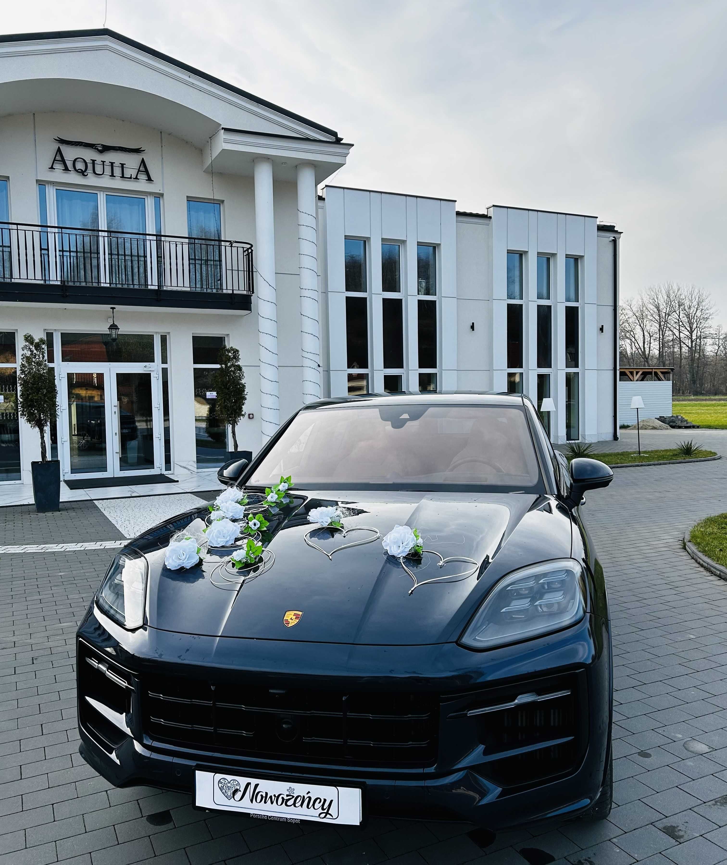 Auto do Ślubu, Wesele Porsche Cayenne 2024 Wynajem