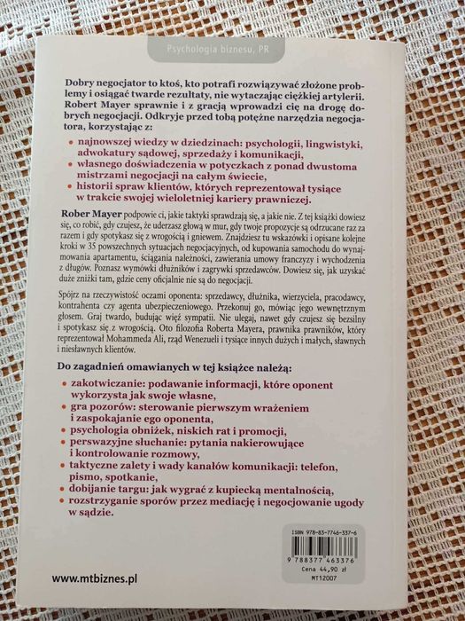 Jak wygrać każde negocjacje - Rober Mayer