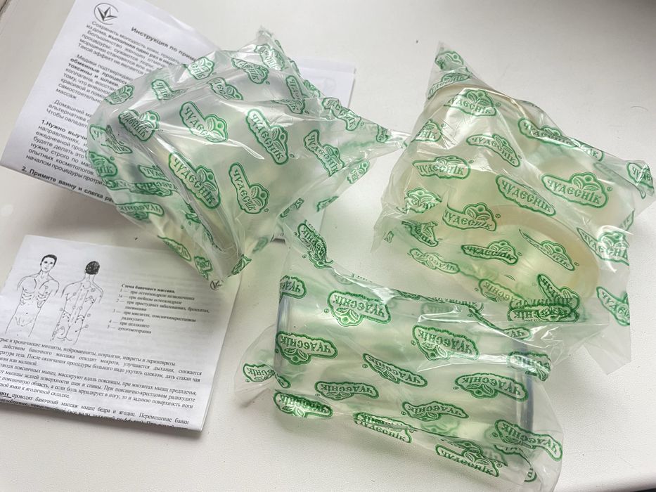 Банки силіконові масажні вакуумні